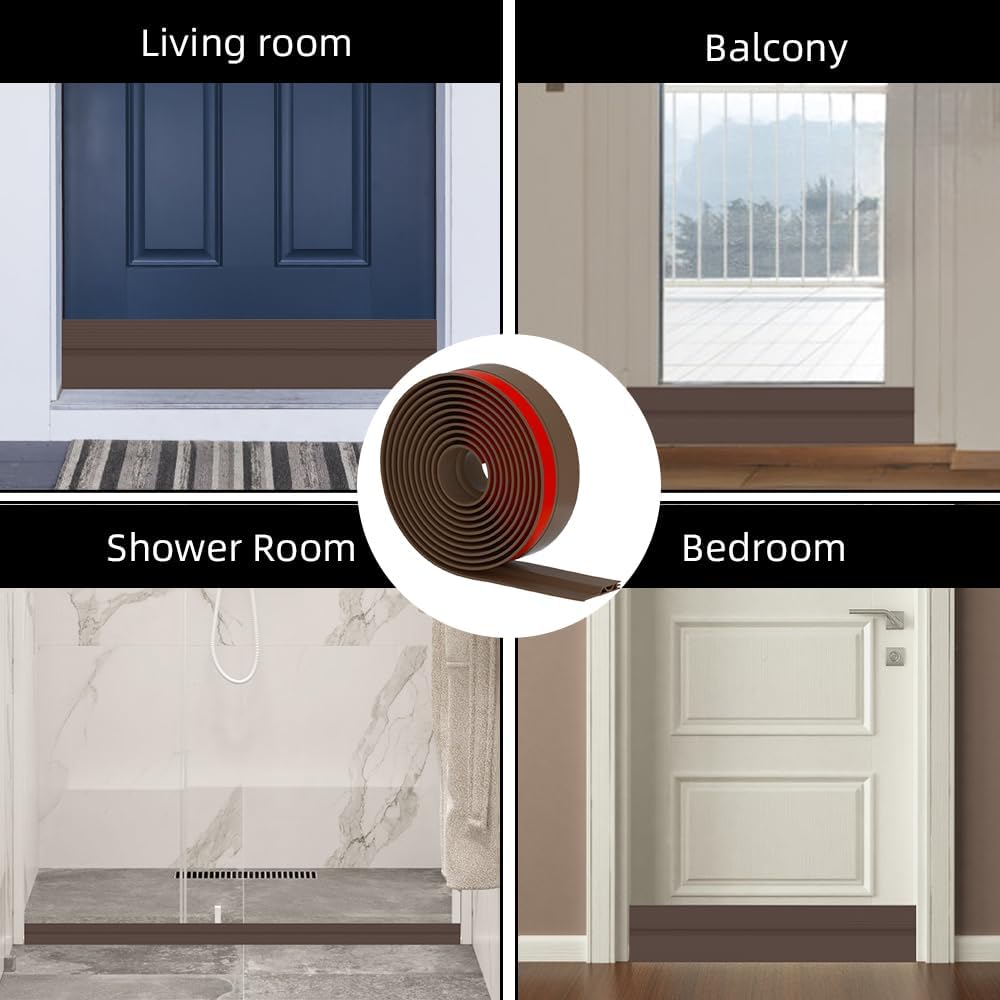 Ormein Door Draft Stopper 78inch Brown