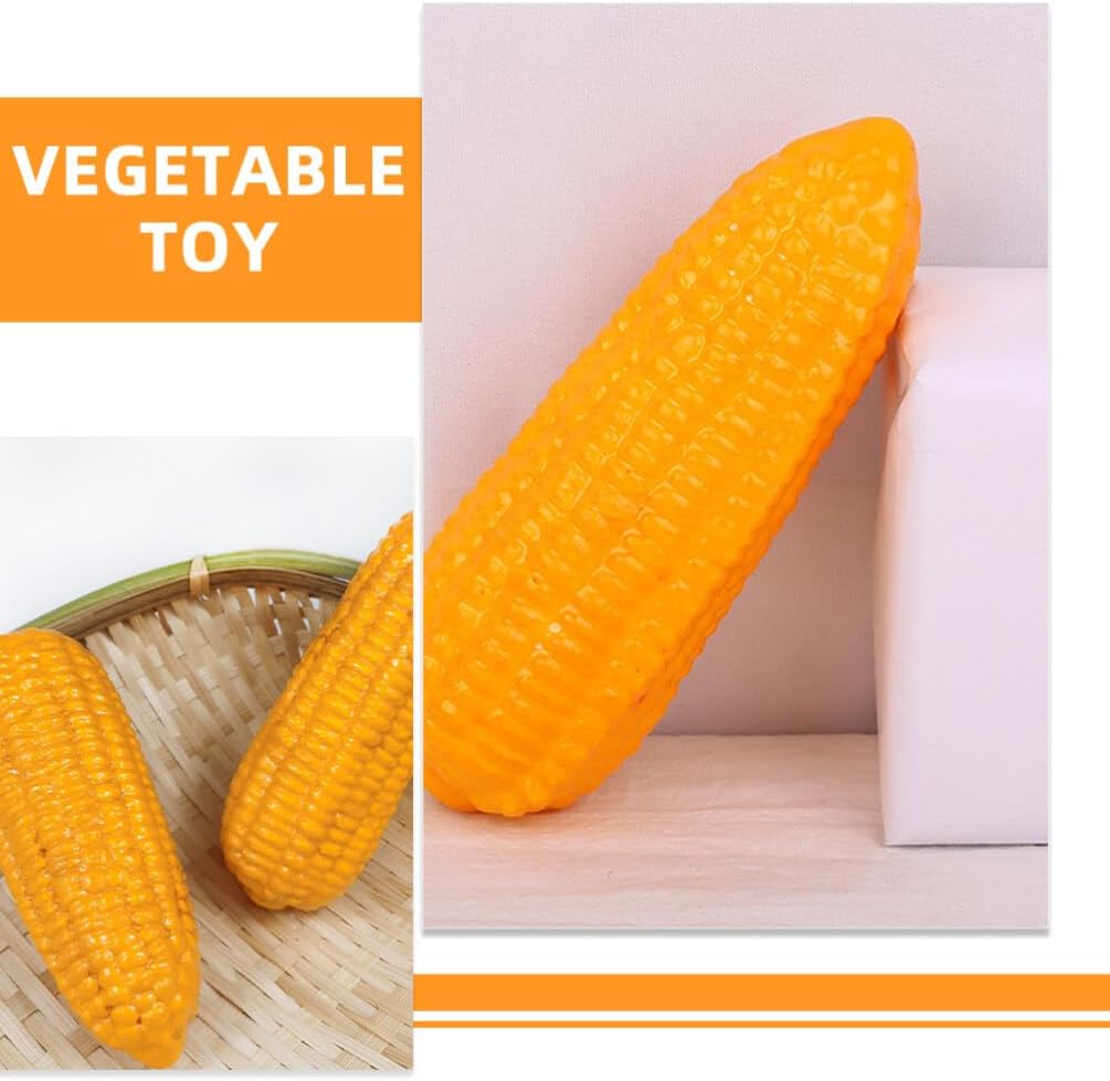 Garneck 4pcs Artificial Corn Realistic Decorative Props