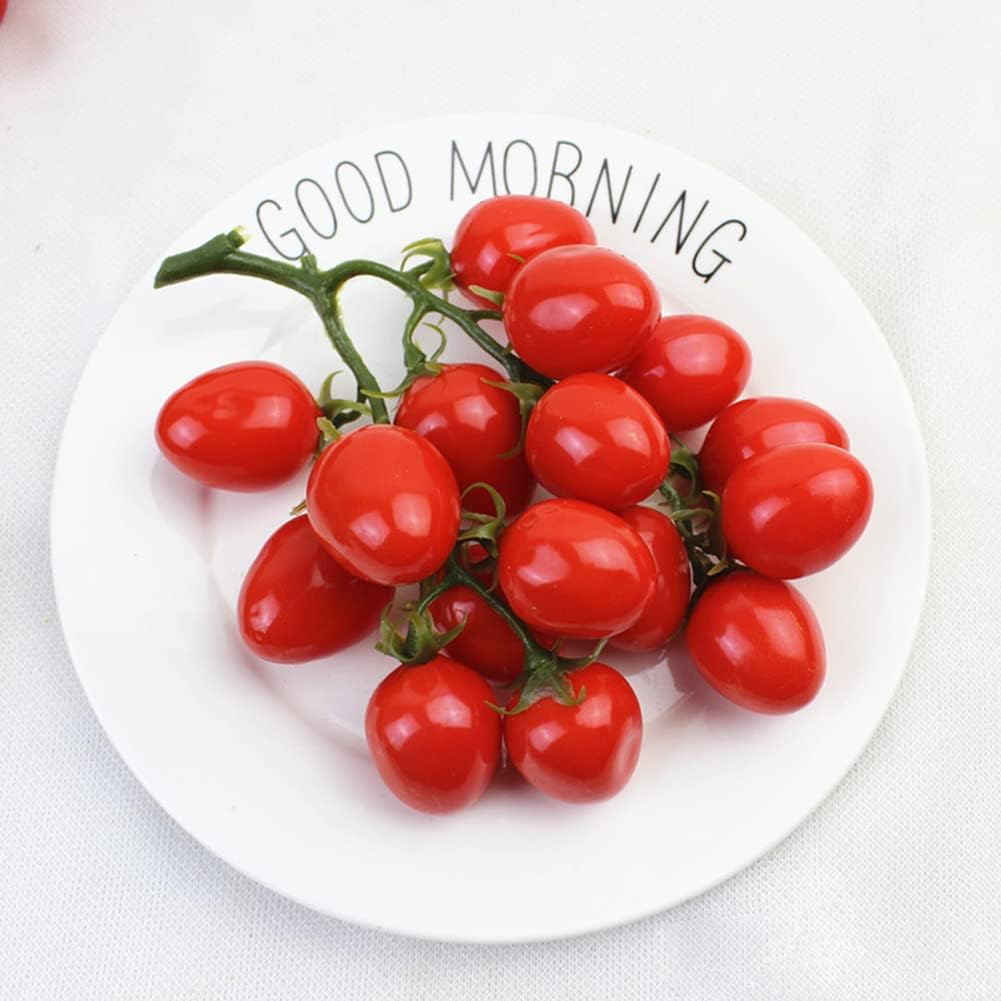 DinQ Set of 3 Artificial Cherry Tomatoes Red