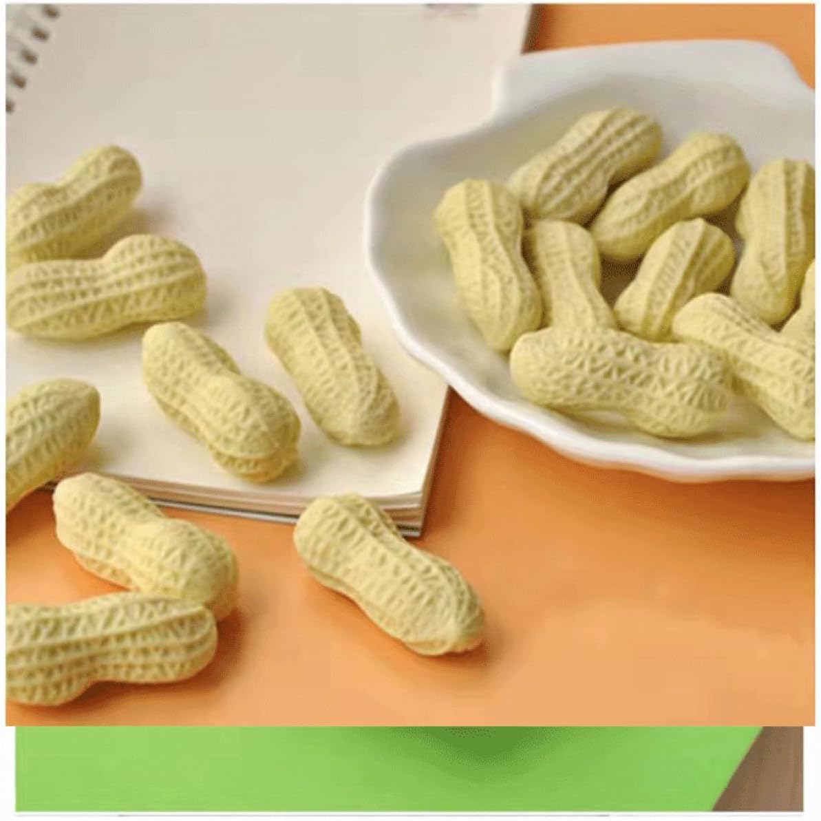 Lifelike Artificial Peanut Props 40Pcs Yellow