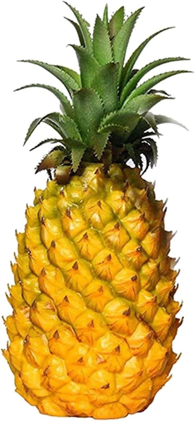 KODORIA Artificial Pineapple Decor Statue Yellow Small