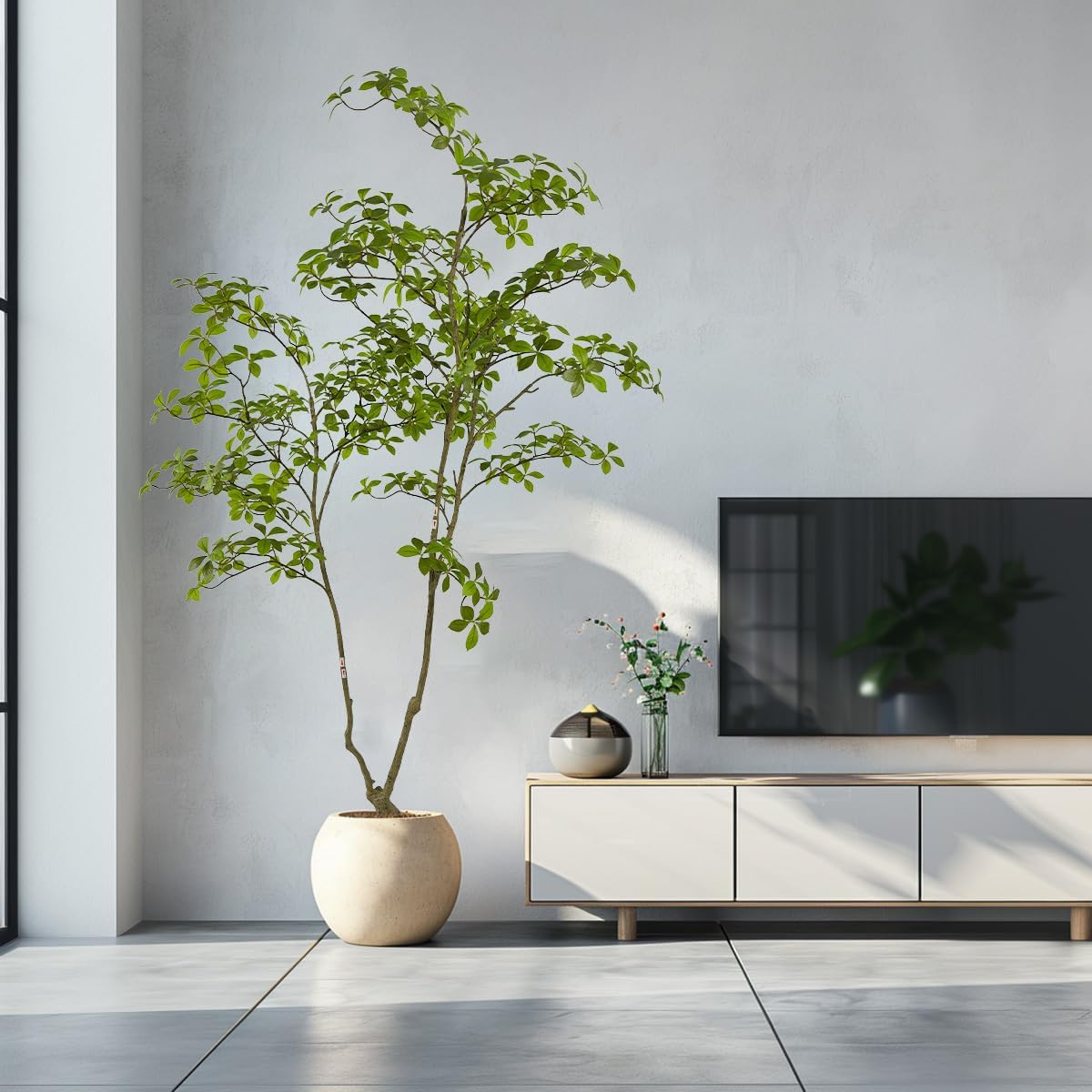 6ft Artificial Gardenia Tree for Home Office Decor
