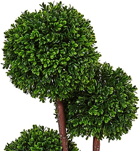 Nearly Natural 5486 Boxwood Topiary Artificial Tree Green