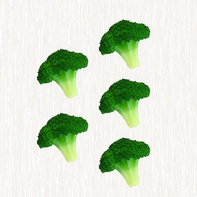 Cabilock 10Pcs Artificial Broccoli Decorations