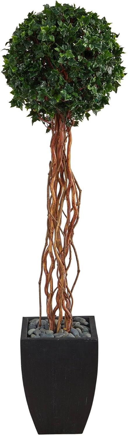 Nearly Natural 64 Inch English Ivy Artificial Topiary Tree