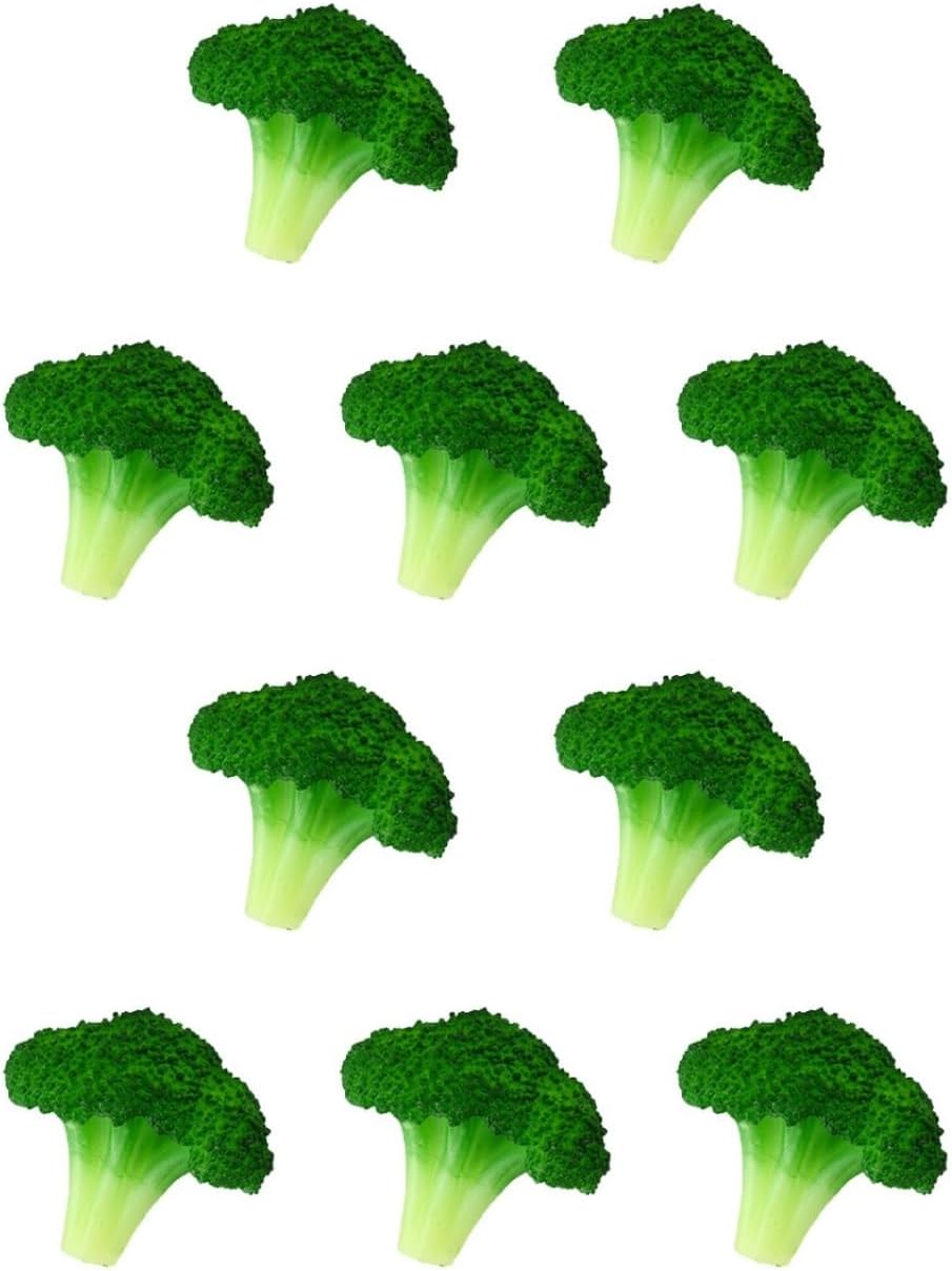 Cabilock 10Pcs Artificial Broccoli Decorations