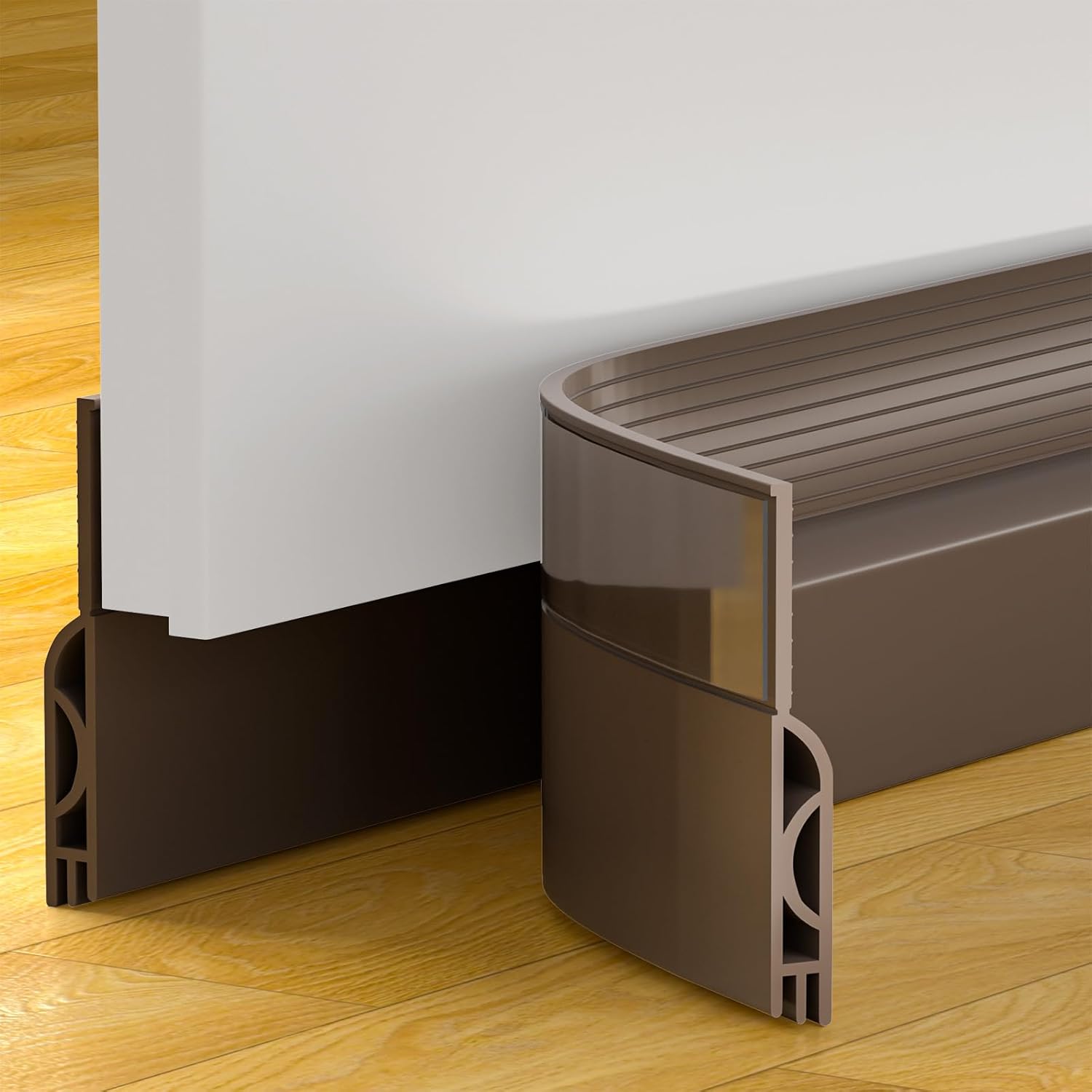 OXRQ Door Draft Stopper 39 Inch Brown