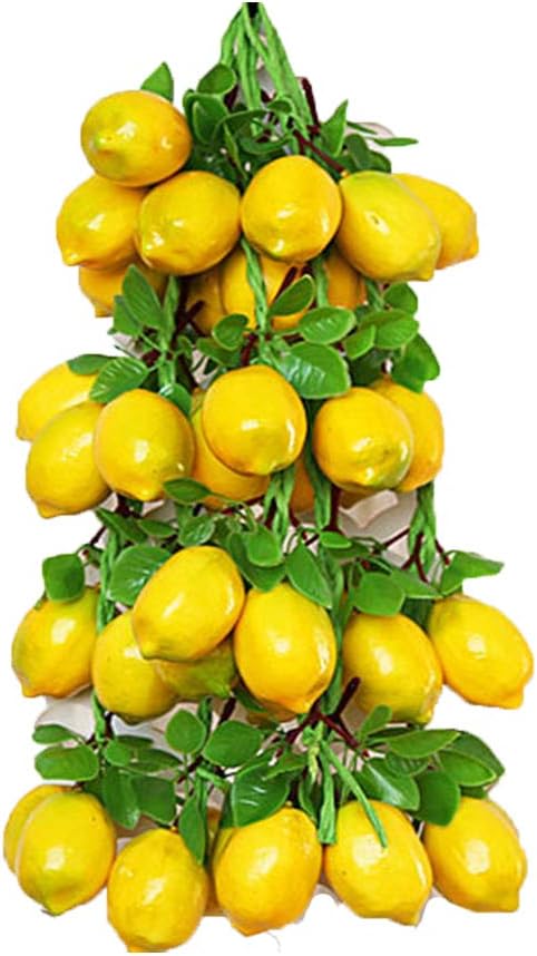Velidy 5 Pack Artificial Lemon String Decor