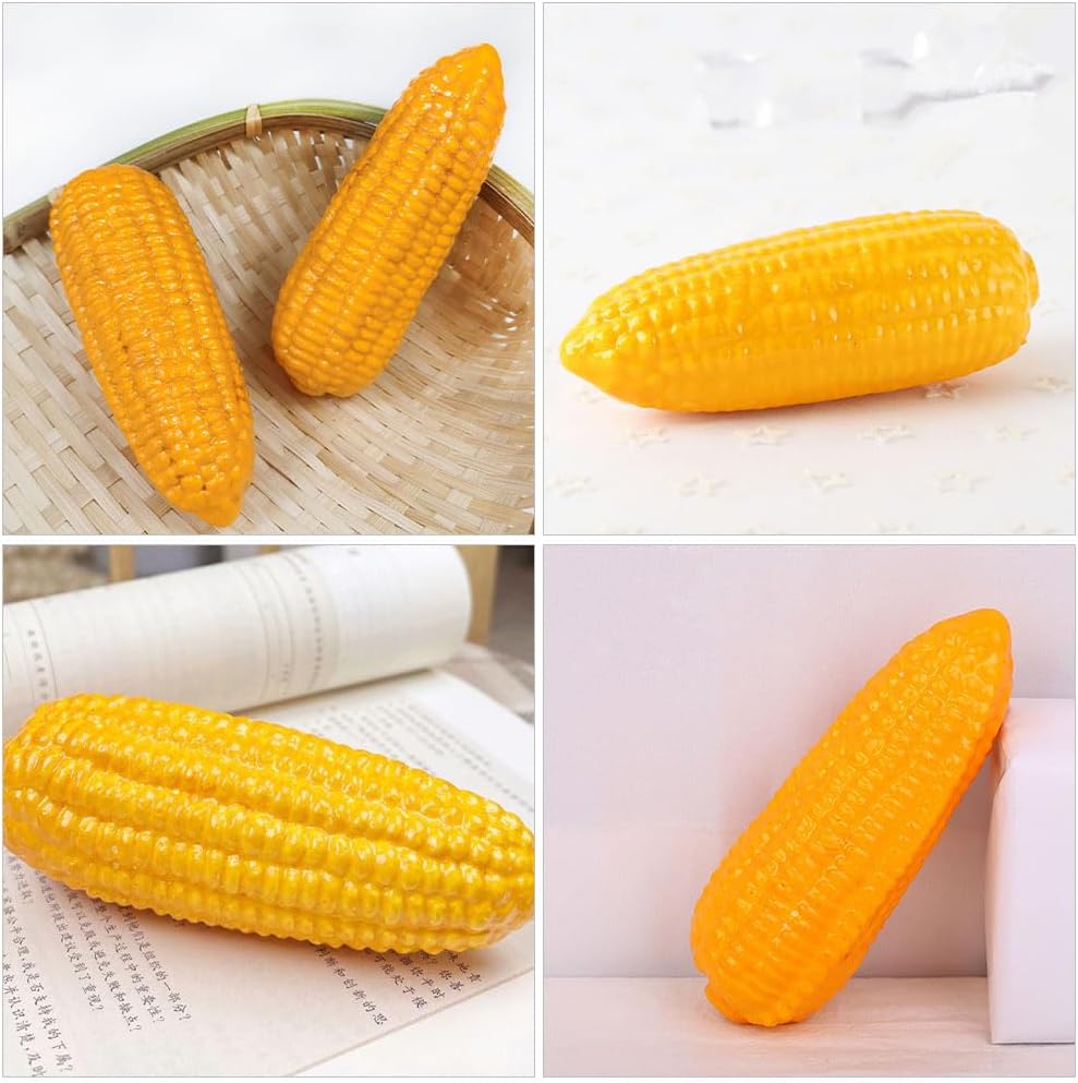 LOGOFUN 6 pcs Artificial Corn Photo Prop Decoration