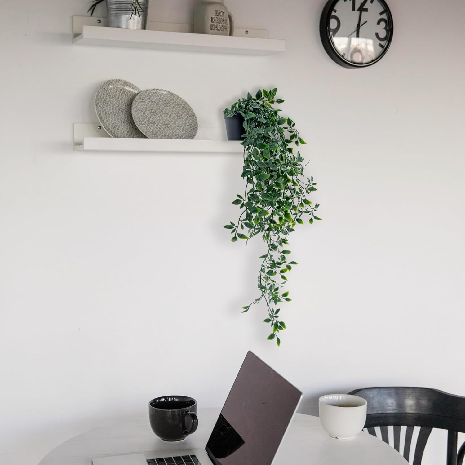 Freyalife 2pcs Artificial Hanging Plants for Decor