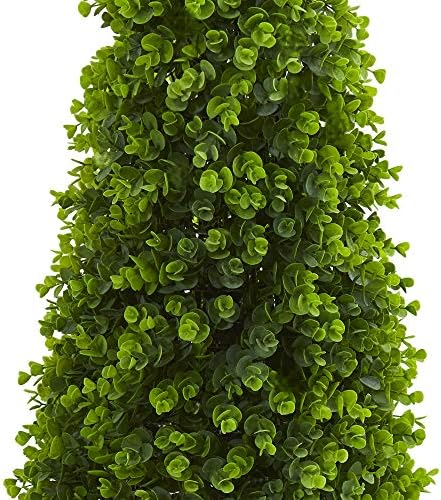 Nearly Natural 3ft Eucalyptus Topiary Artificial Tree