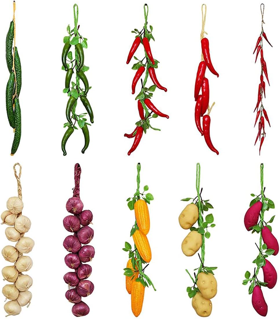 Artificial Vegetable Fruit String Set 20 Pieces