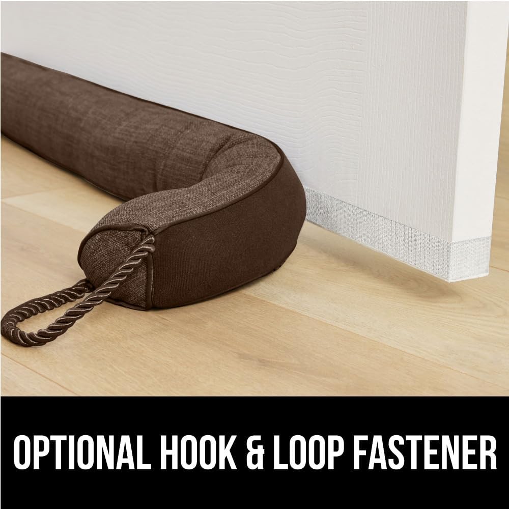 GORILLA GRIP Door Draft Stopper 36 Inch Brown