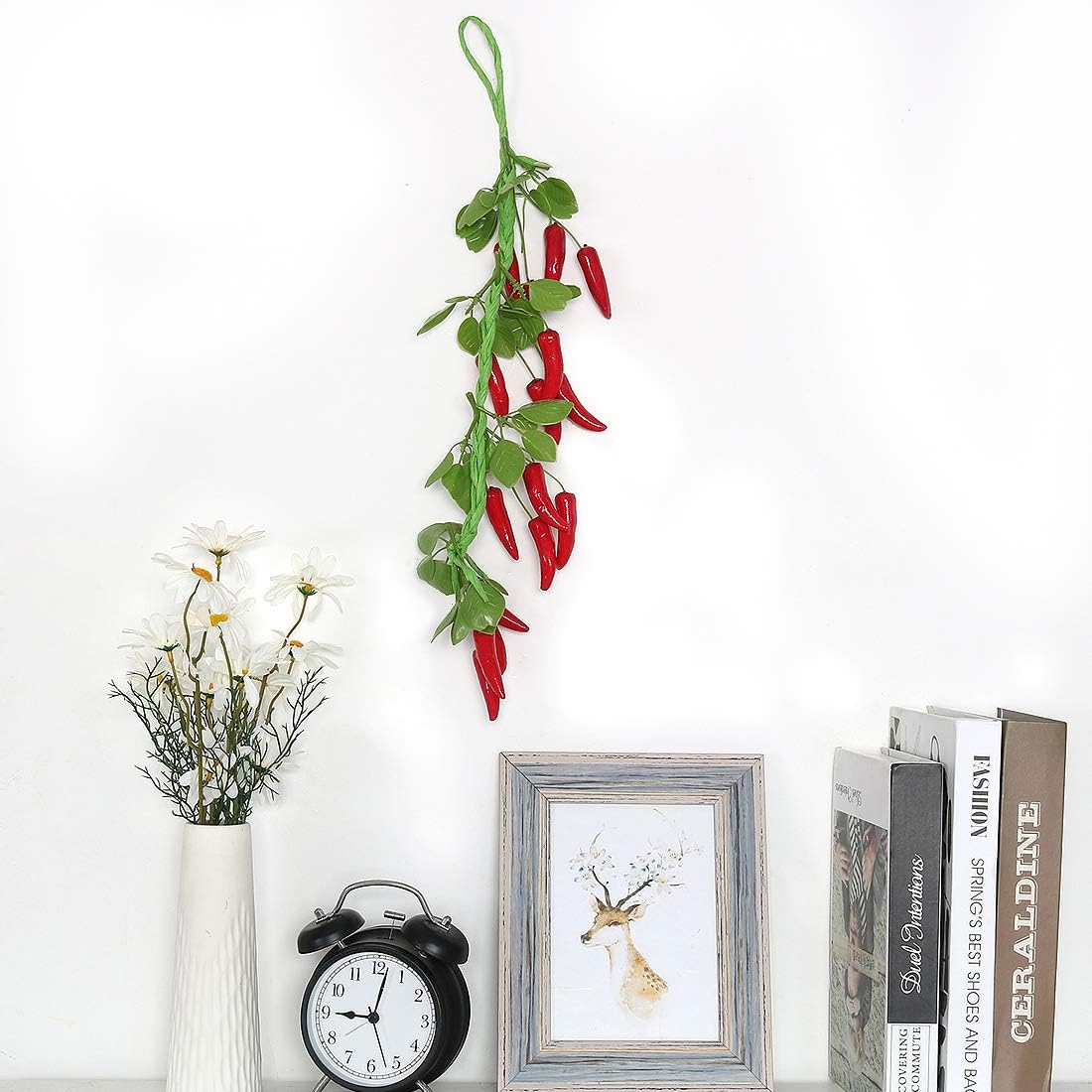 Uxcell Artificial Chili Pepper Garland for Home Decor