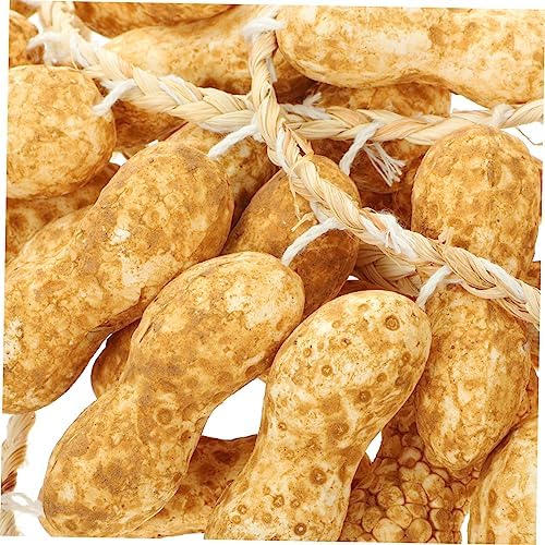 Wakauto 5Pcs Lifelike Hanging Peanut String Decor
