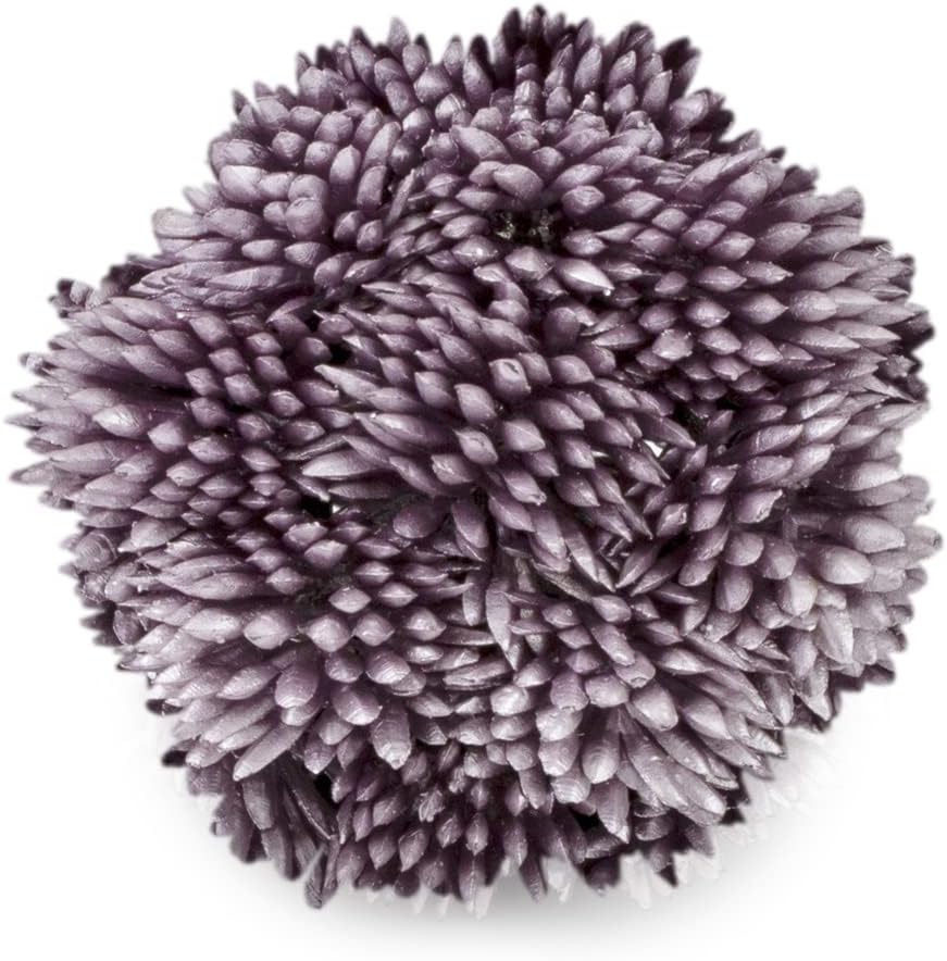 Boston International Faux Topiary Berry Ball 2 Inches Metallic Purple
