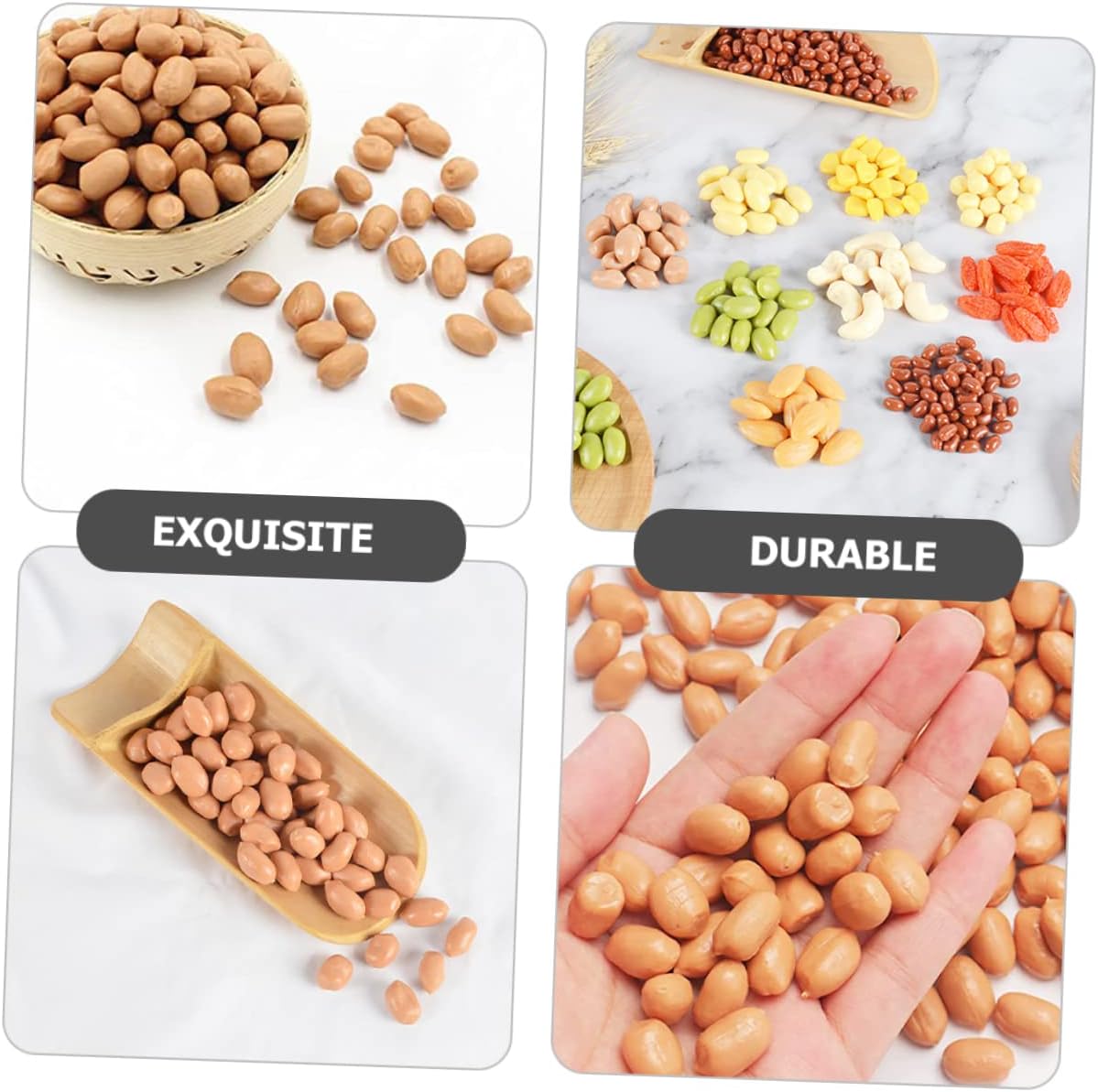 Lifelike Artificial Peanut Kernels for Decoration and Photography