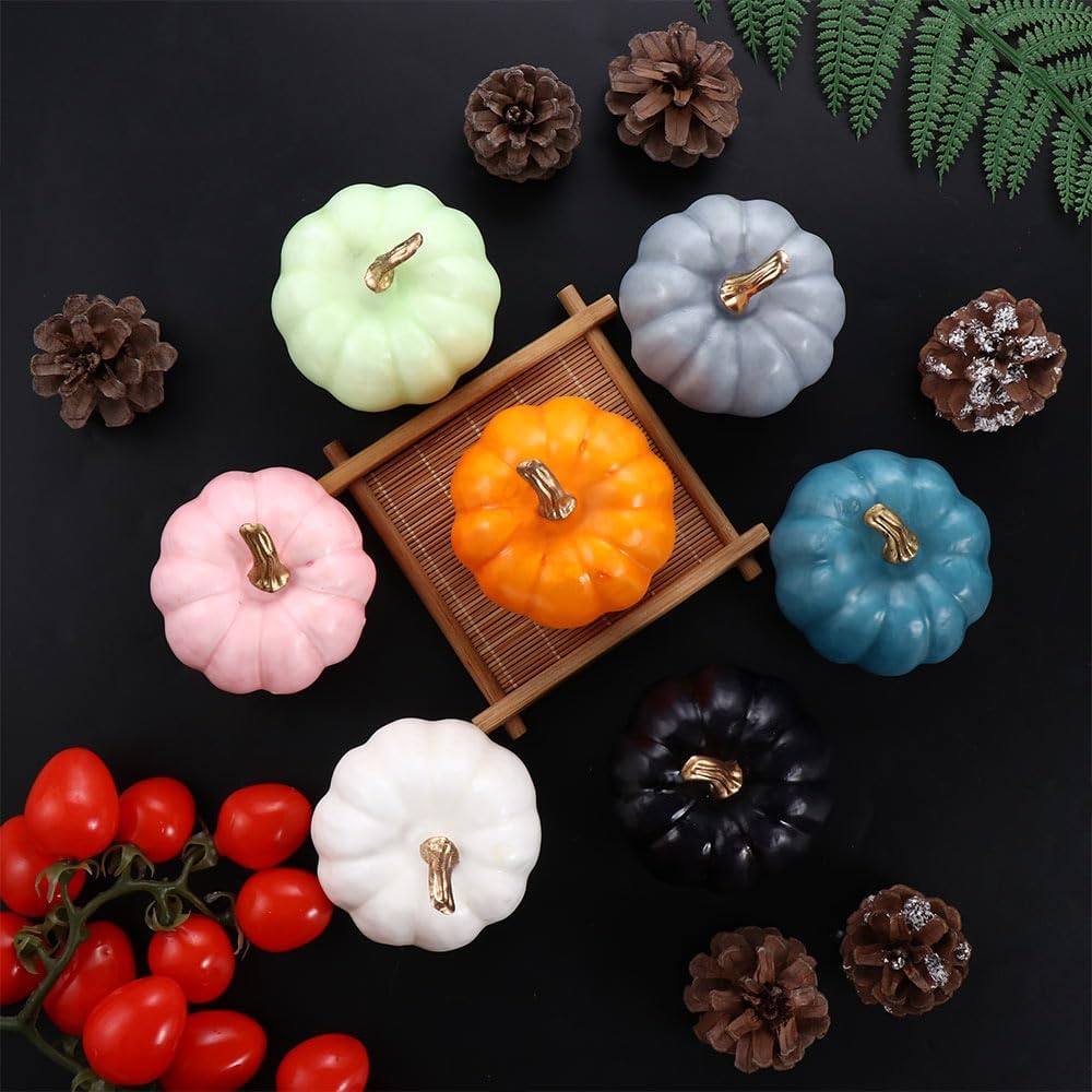 Mini Fall Lifelike Foam Pumpkin Decoration
