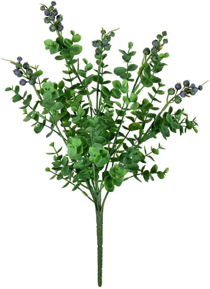 Vickerman 145 Purple Green Money Leaf Bush Pack 2