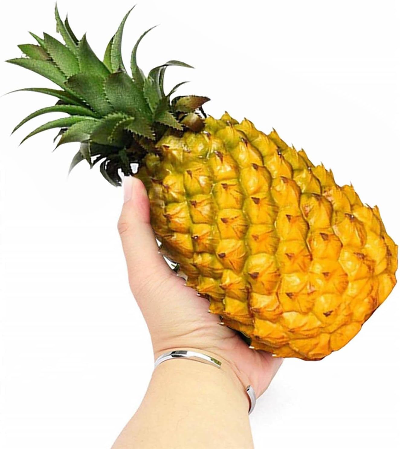 KODORIA Artificial Pineapple Decor Statue Yellow Small