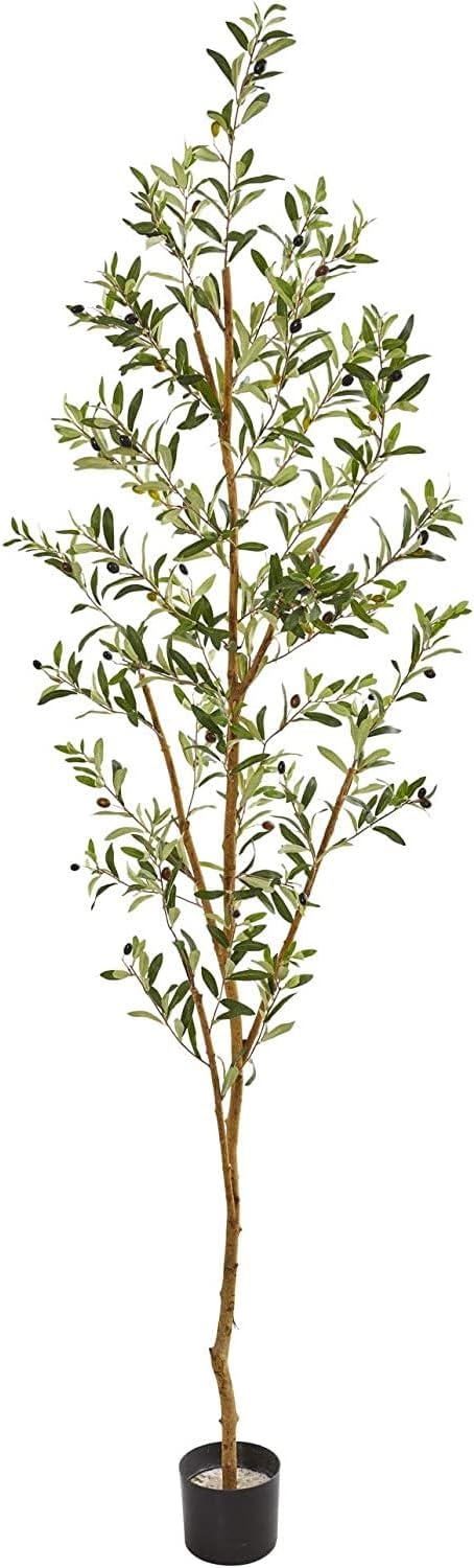 Nearly Natural 82in Olive Artificial Silk Tree