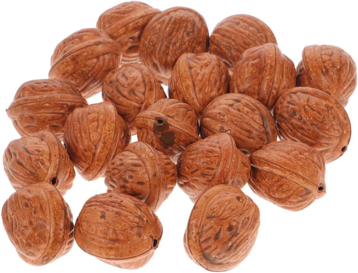 50pcs Artificial Walnut Decorations for Home and Office