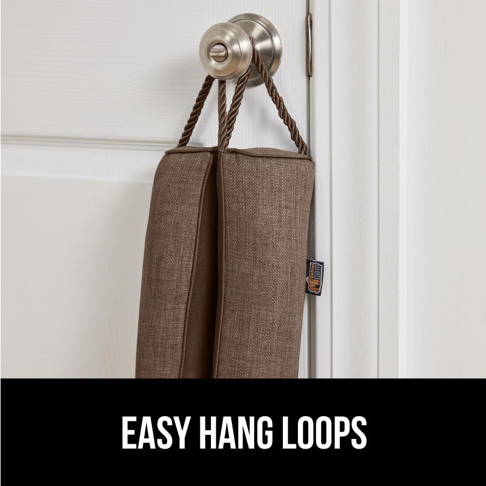 GORILLA GRIP Door Draft Stopper 36 Inch Brown