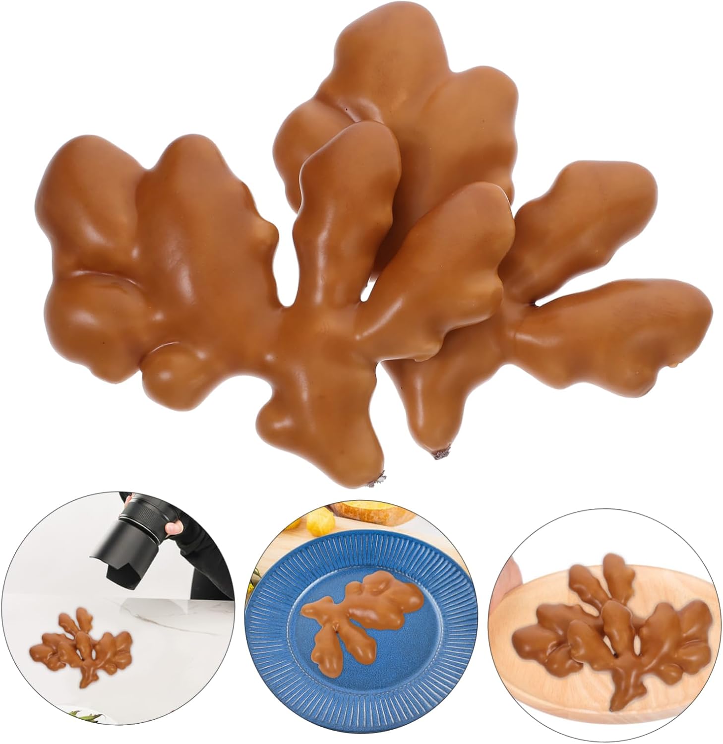 VALICLUD 2pcs Realistic Artificial Ginger Decor