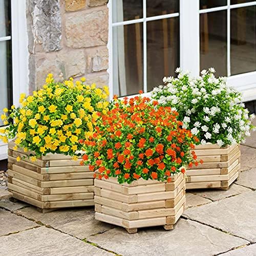GREENRAIN Artificial Flowers for Outdoor Decoration