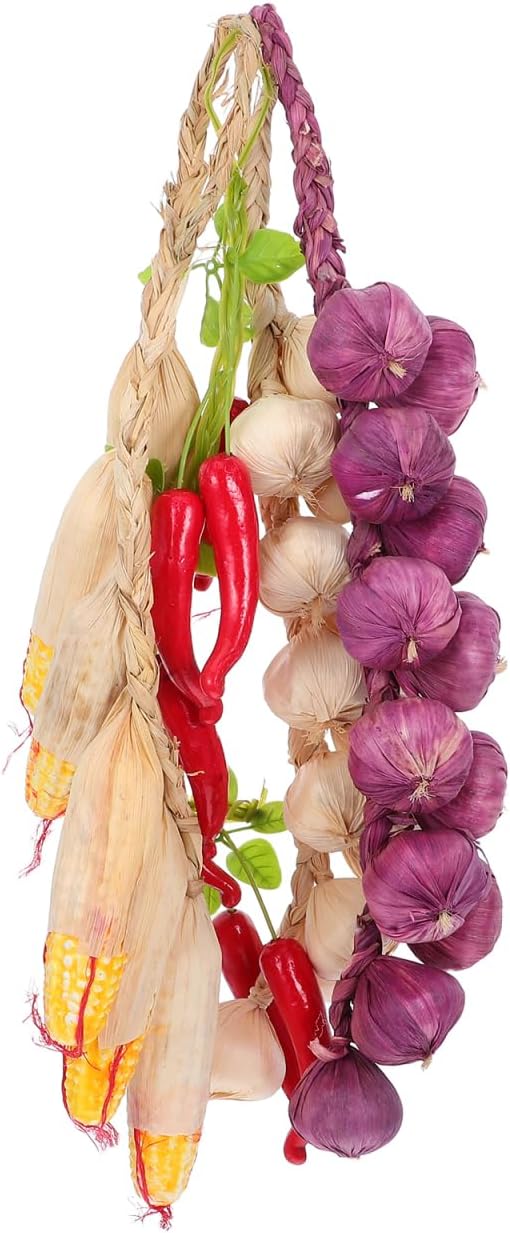 DOITOOL 4PCS Artificial Vegetables for Decoration Lifelike