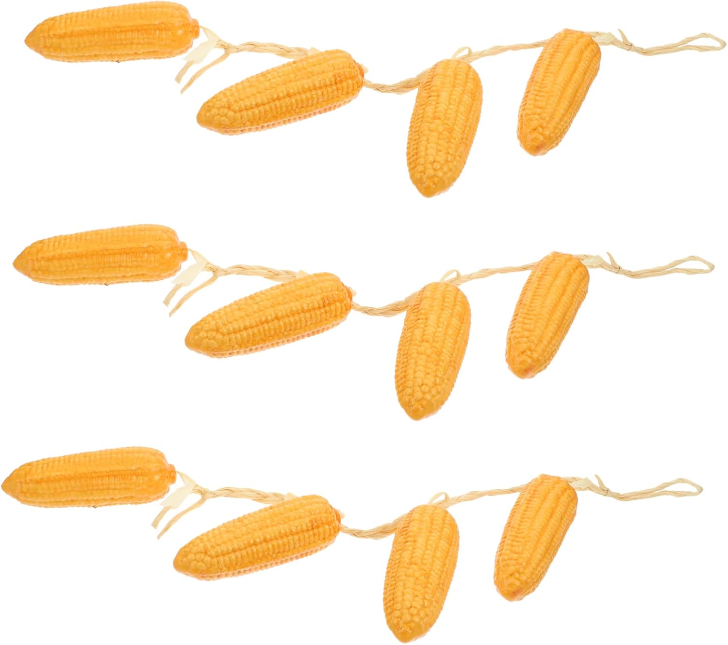 Cabilock 3Pcs Artificial Corn String Decorative Hanging Ornament
