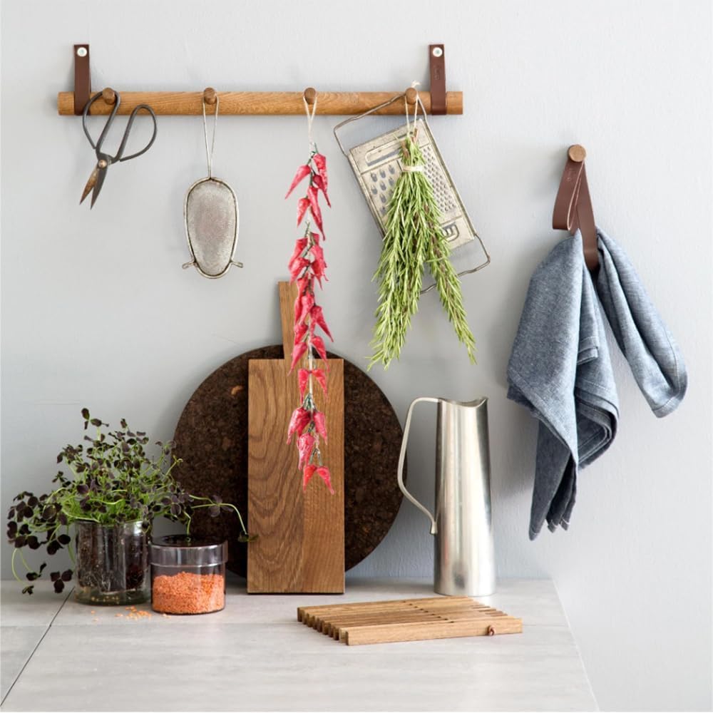 Realistic Artificial Chili Pepper String 5 Pack Decor