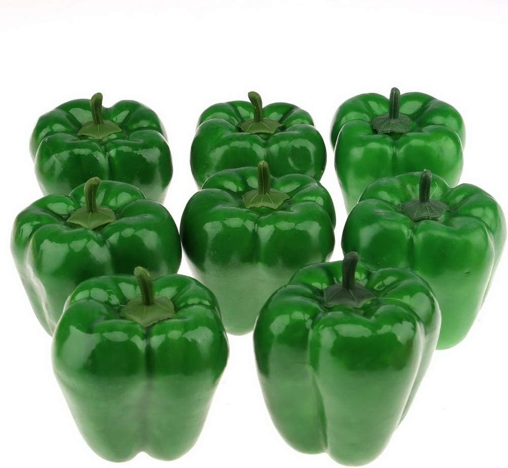 Gresorth 8pcs Artificial Bell Pepper Decoration