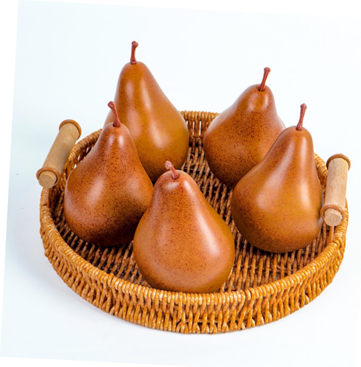 DECHOUS Artificial Pear Models 2Pcs Realistic Decorations