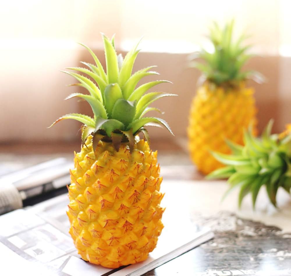 12 Inch Realistic Artificial Pineapple Decor