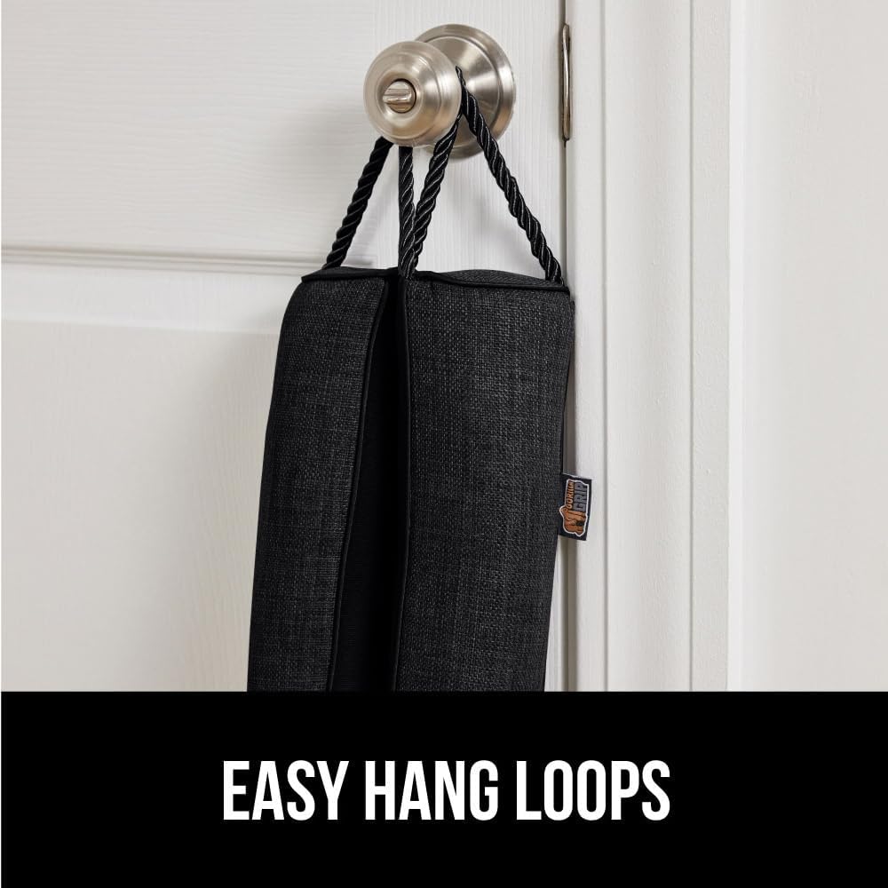 GORILLA GRIP Door Draft Stopper 36 Inch Black