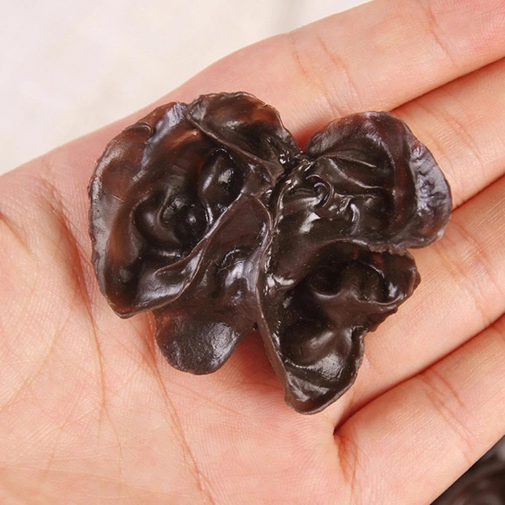 LUOZZY Artificial Black Fungus 15pc Display Props