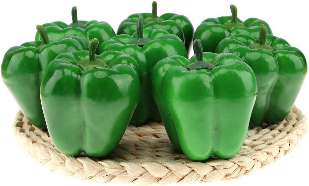 Gresorth 8pcs Artificial Bell Pepper Decoration