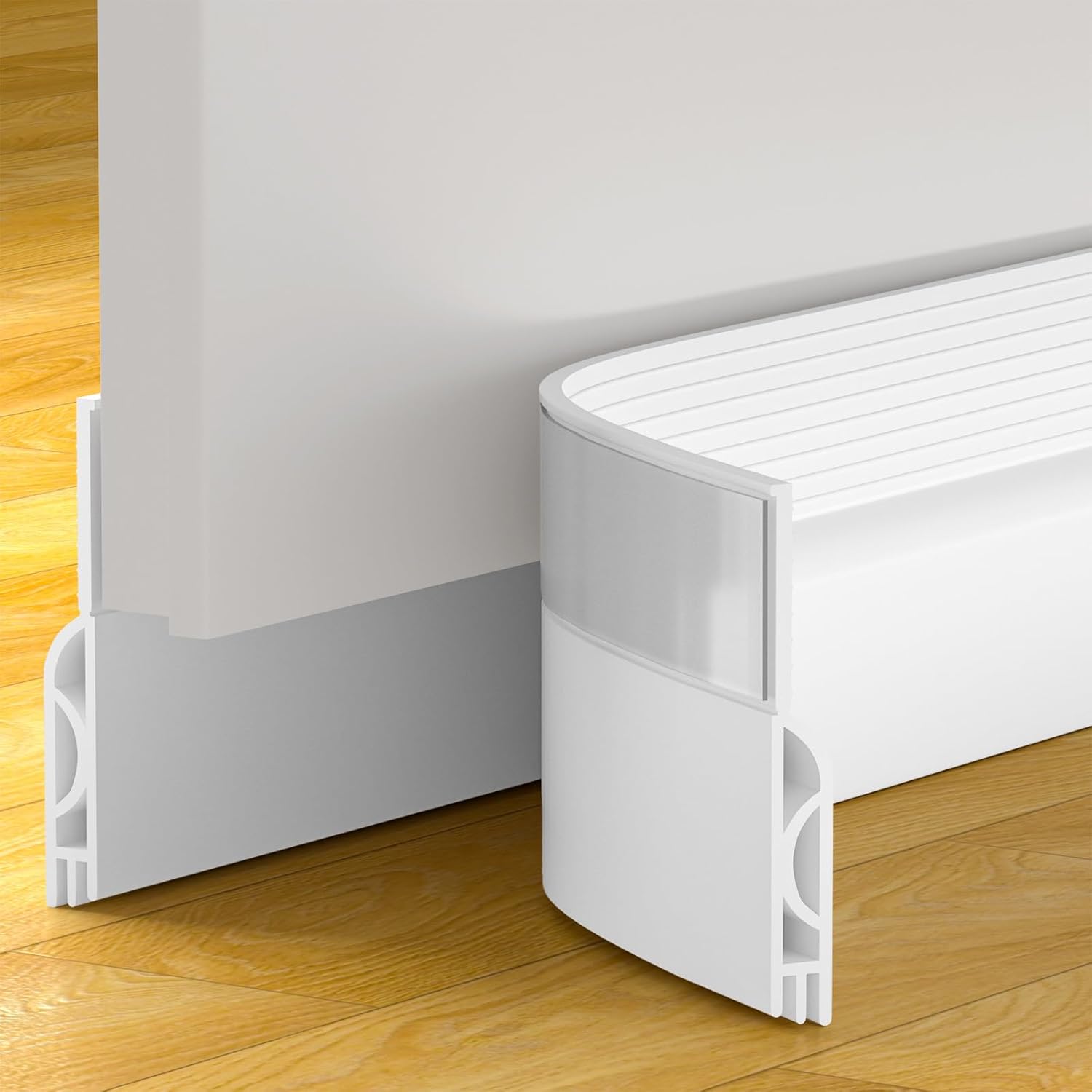 White Door Draft Stopper with 39 Length