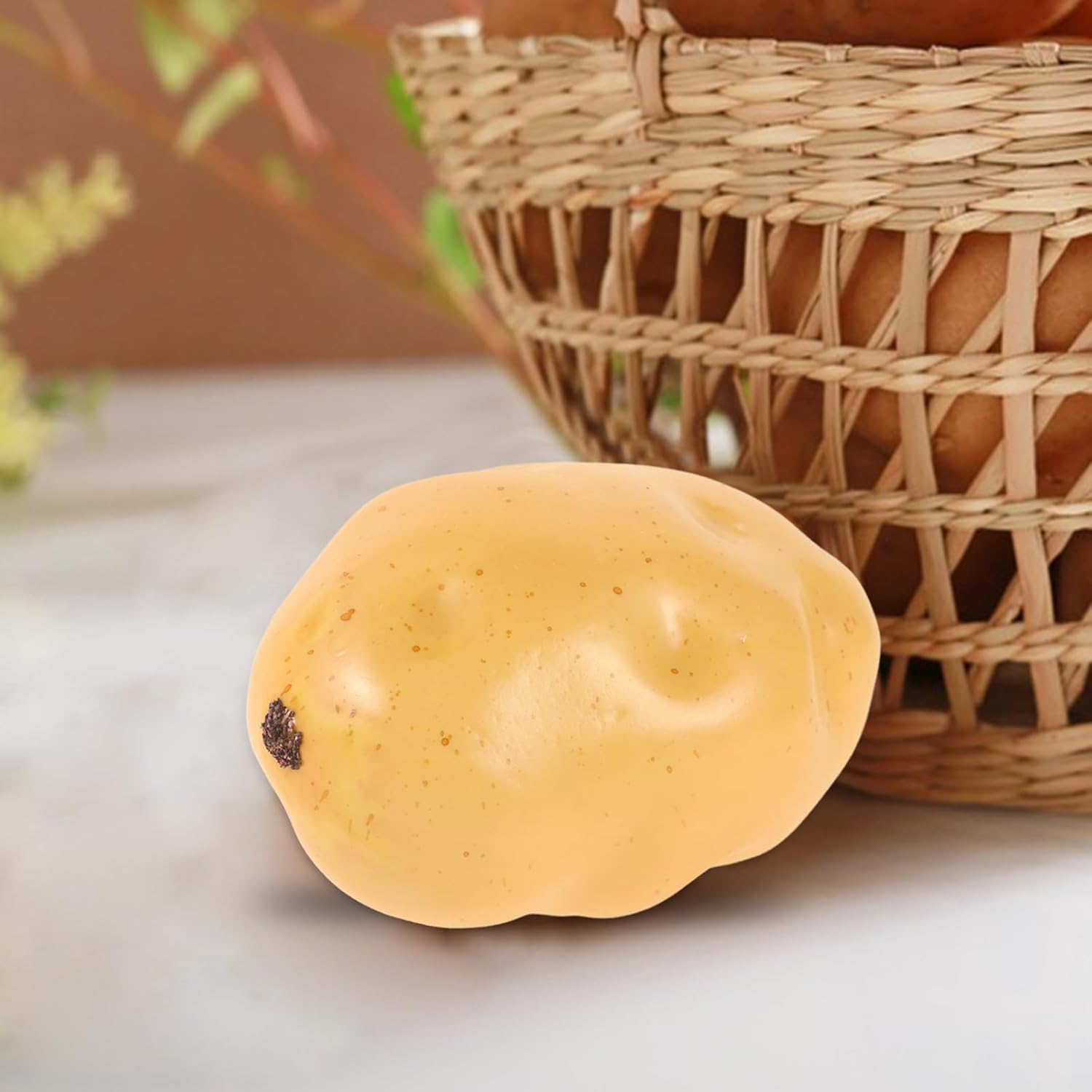 Operitacx 6Pcs Realistic Foam Potato Decor