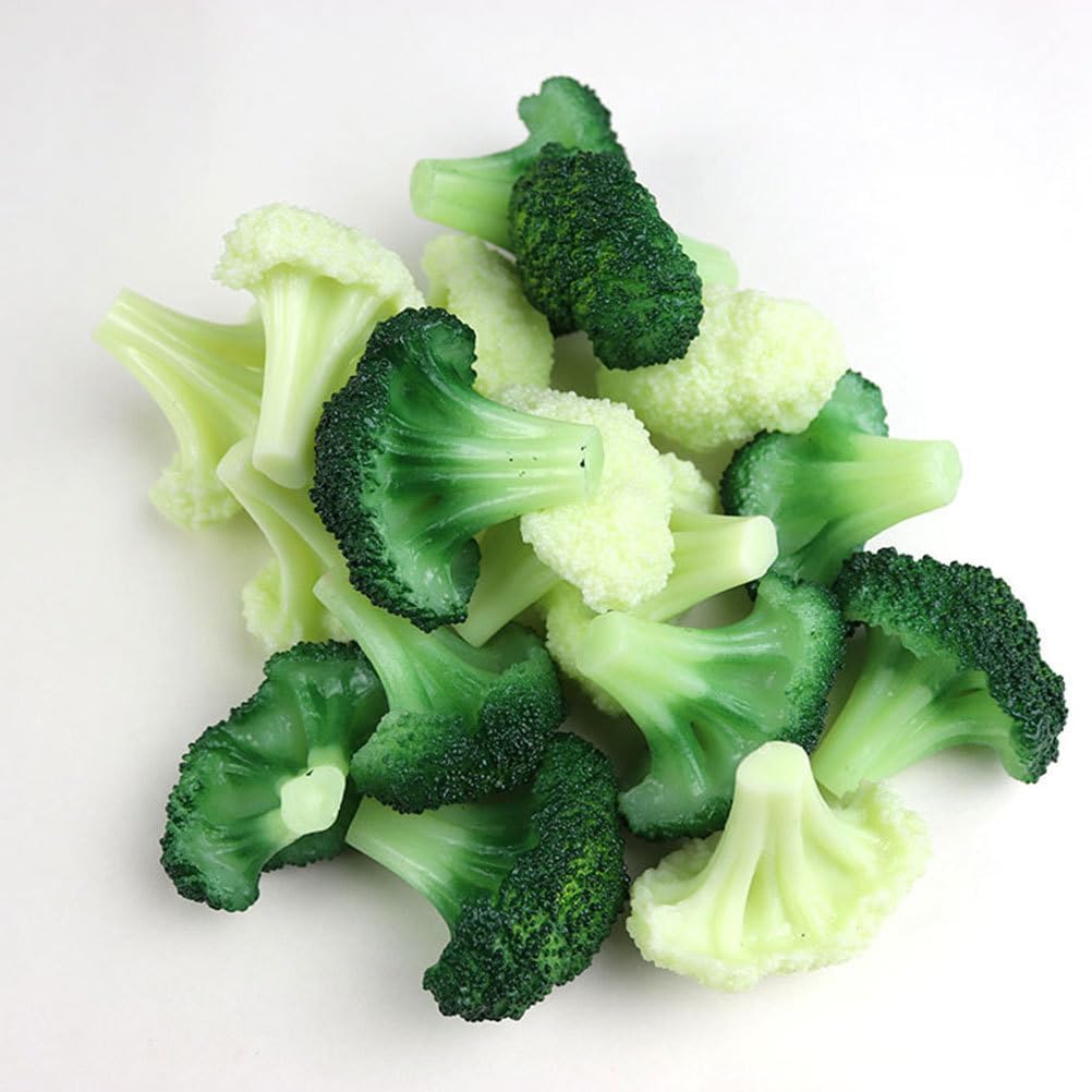 Cabilock 10Pcs Artificial Broccoli Decorations