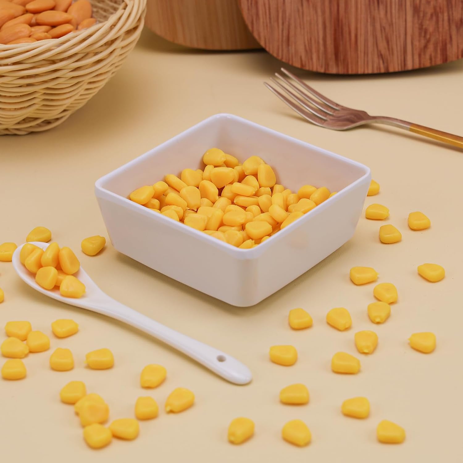 Woration Lifelike Fake Corn Niblet Artificial Decoration 50g