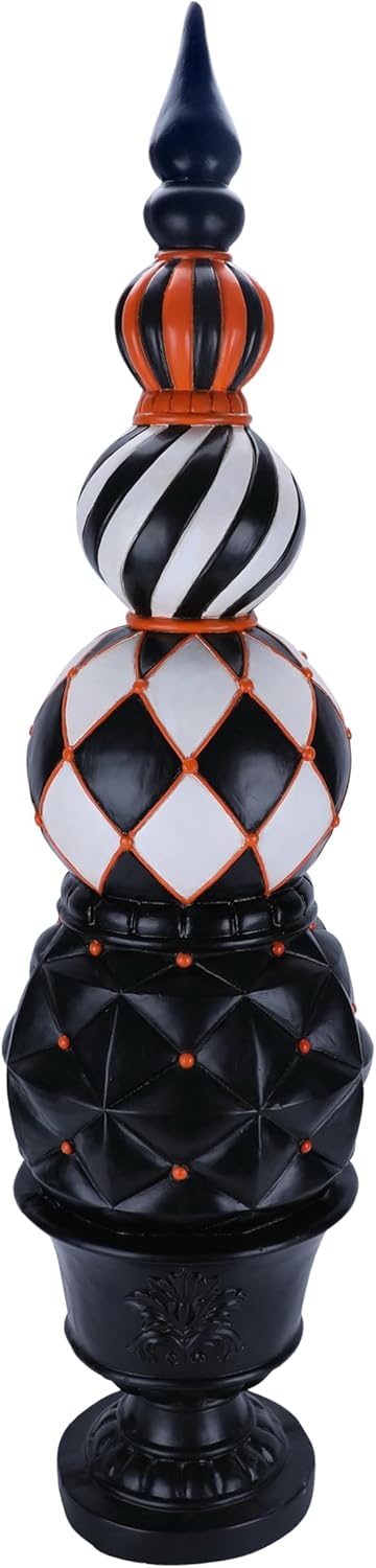 Haunted Hill Farm 4-Ft Tall Pedestal Topiary Halloween Decoration