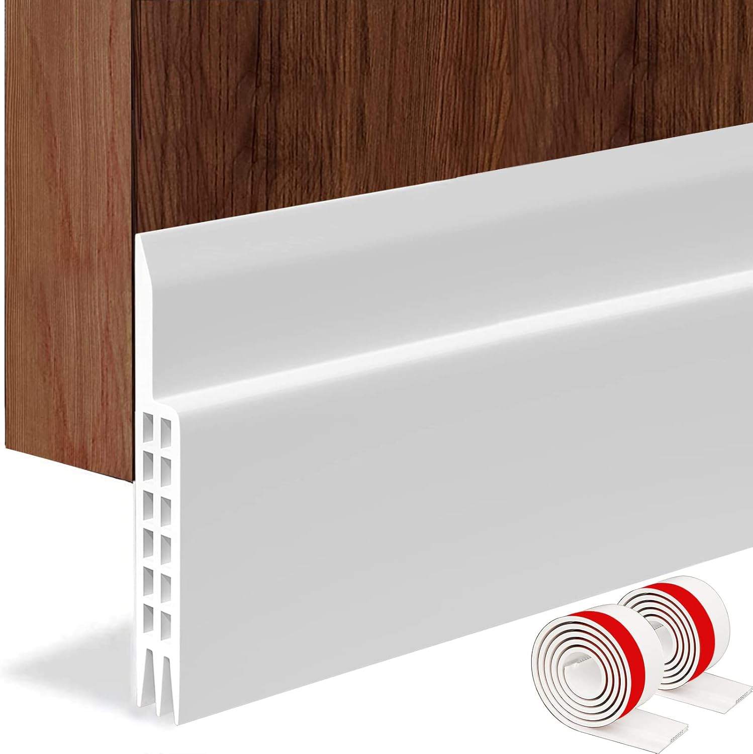 Suptikes 2PACK Door Draft Stopper 34 W x 39 L White