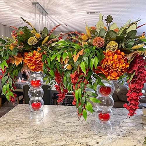 12Pcs Artificial Italian Ruscus Greenery Garland for Wedding Decor