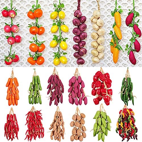 Artificial Vegetable Fruit String Set 20 Pieces