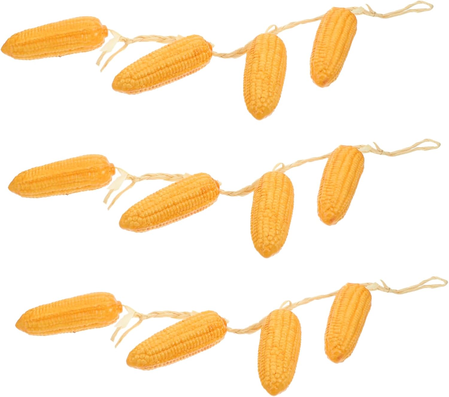 3pcs Simulation Corn String Hanging Decor for Fall
