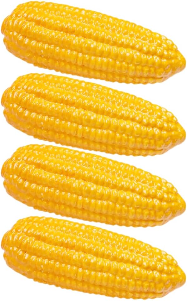 LOGOFUN 4pcs Fake Corn Artificial Corn Decor Prop