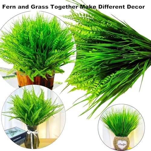 22 Bundles Artificial Plants for Outdoor Decor