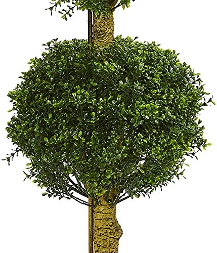 Nearly Natural 6ft Four Tier Boxwood Artificial Topiary Tree